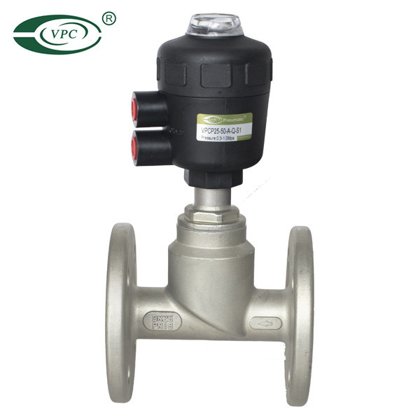 Plastic Actuator Normal Open Angle Seat Valves