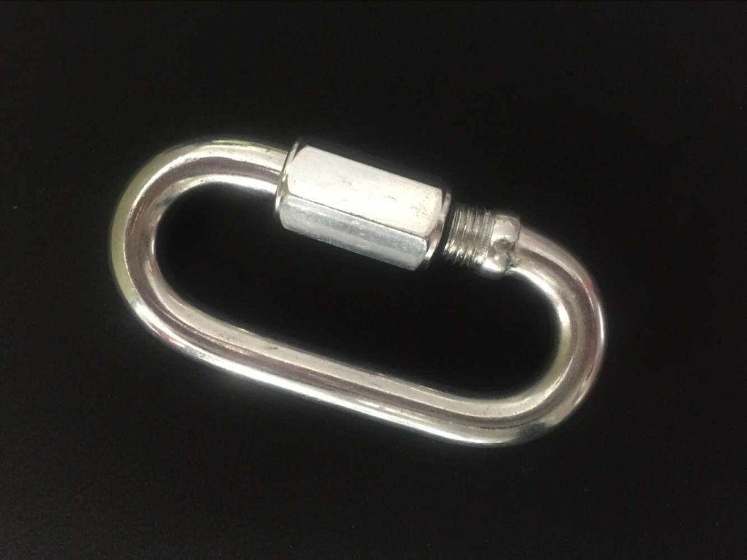 Galvanized Quick Link with Safety Screw for Mountain Climbing