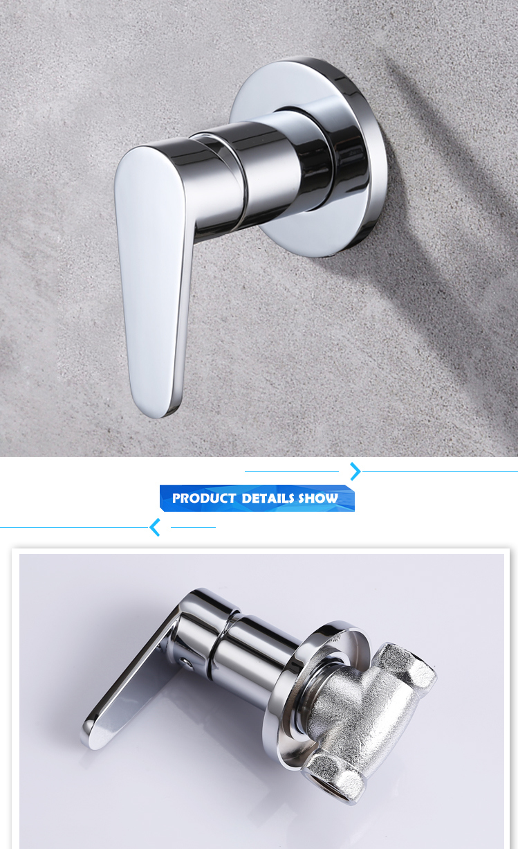 Customize Weixiang Cancelled Mixer Single Faunction in-Wall Shower Faucet Valve