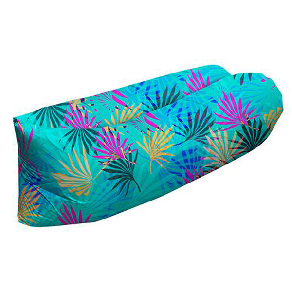 Portable Lounger Outdoor Folding Printing Air Inflatable Sofa Sleeping Bag