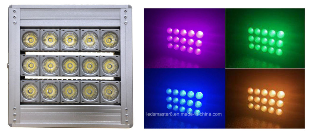 Higher Lumen Anti-Glare System Waterproof RGB Color Changeable IP66 IP67 IP68 Pure White LED Panel Flood Lights