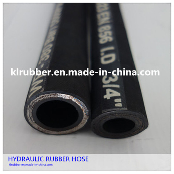 SAE100 R2at High Pressure Rubber Hydraulic Hose with Hydraulic Fitting