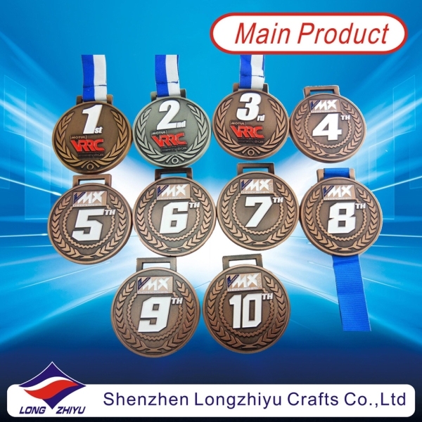 Custom Wholesale Medals Canada Hockey Medals Plated Gold Silver Bronze