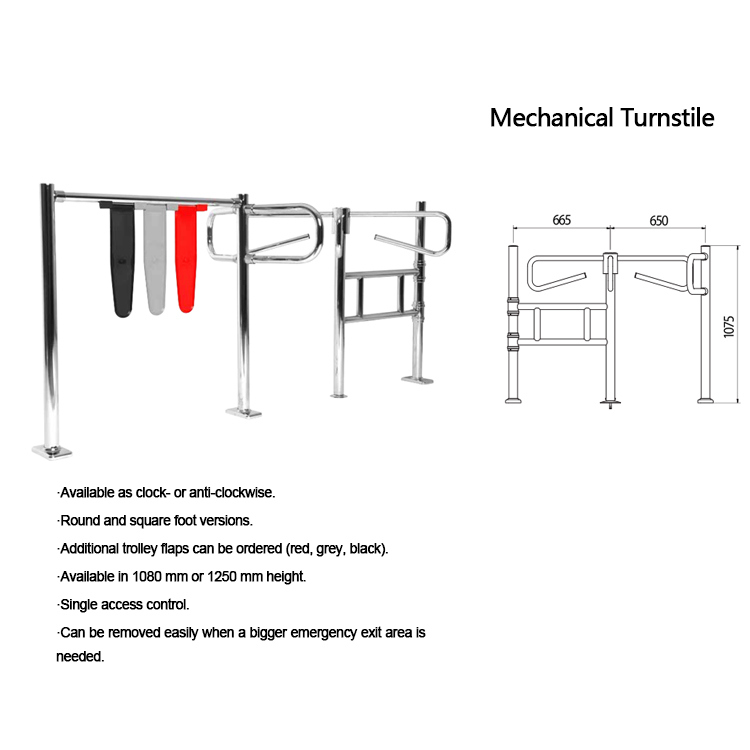 Supermarket Turnstile Entrance Gate