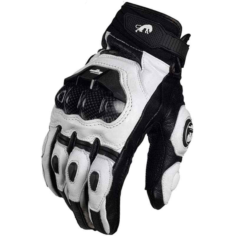 Popular Black Colour Full Finger Motorcross Racing Glove (MAG71)