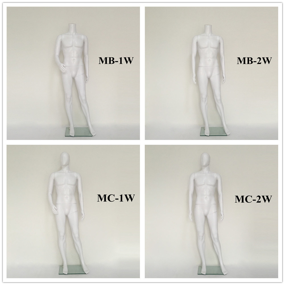 Hotselling Cheap Skin-White Male Mannequin with Base Standing