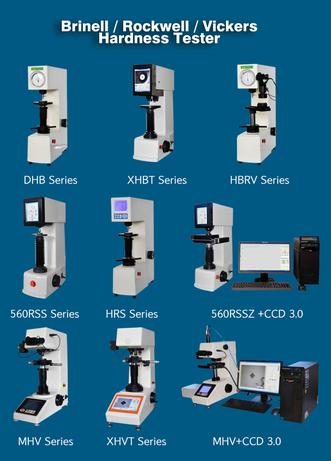 Mhv-30/30z Manual/Automatic Digital Micro Vickers Hardness Tester