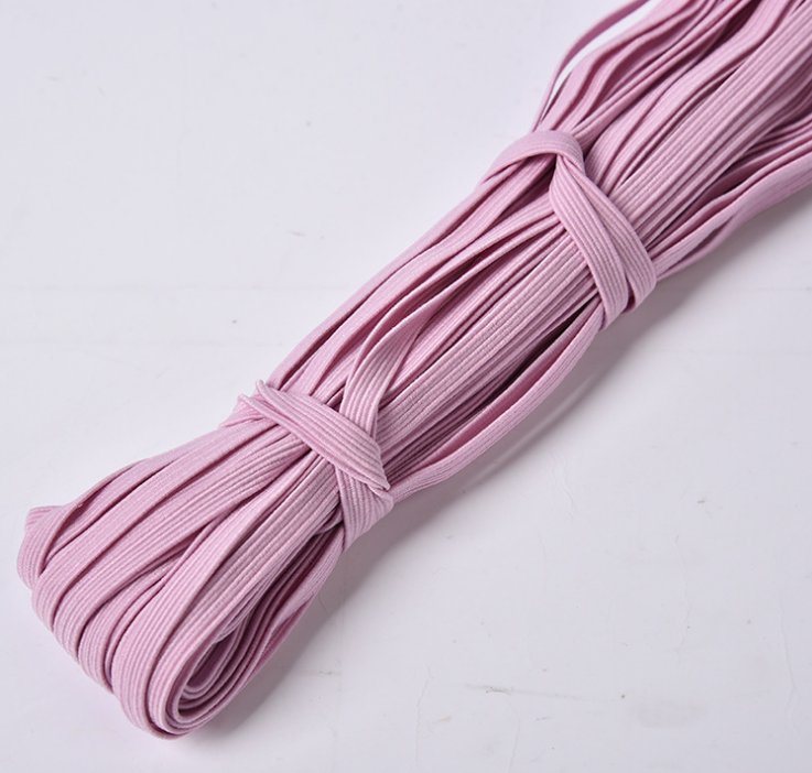 Wholesale High Quality More Colors 6mm Elastic Ribbon for Accessory