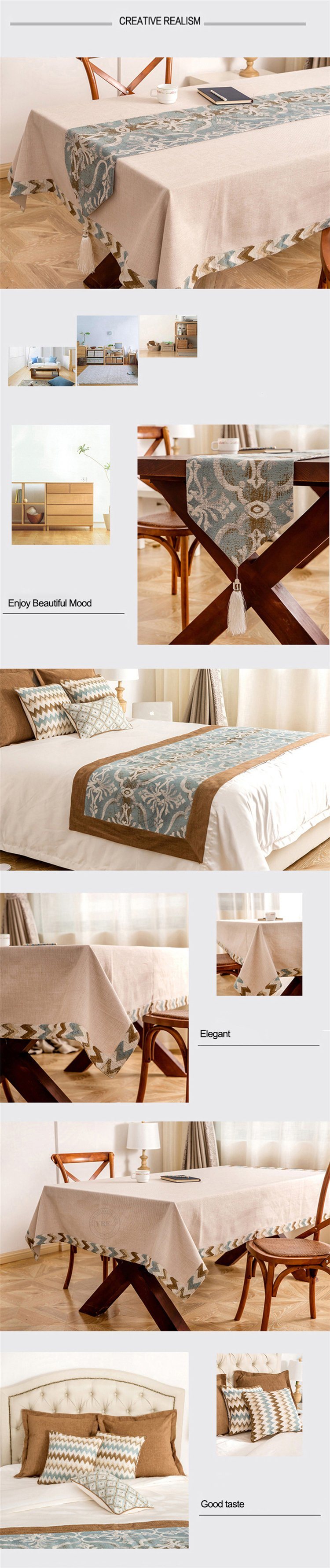 High Quality Cotton Linen Hotel Bed Linen Hotel Bed Runner