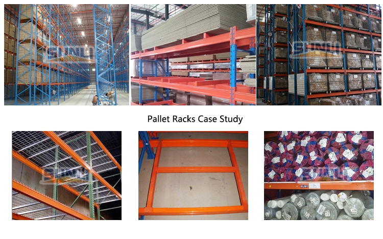 Q235B Steel Heavy Duty Pallet Storage Warehouse Racking