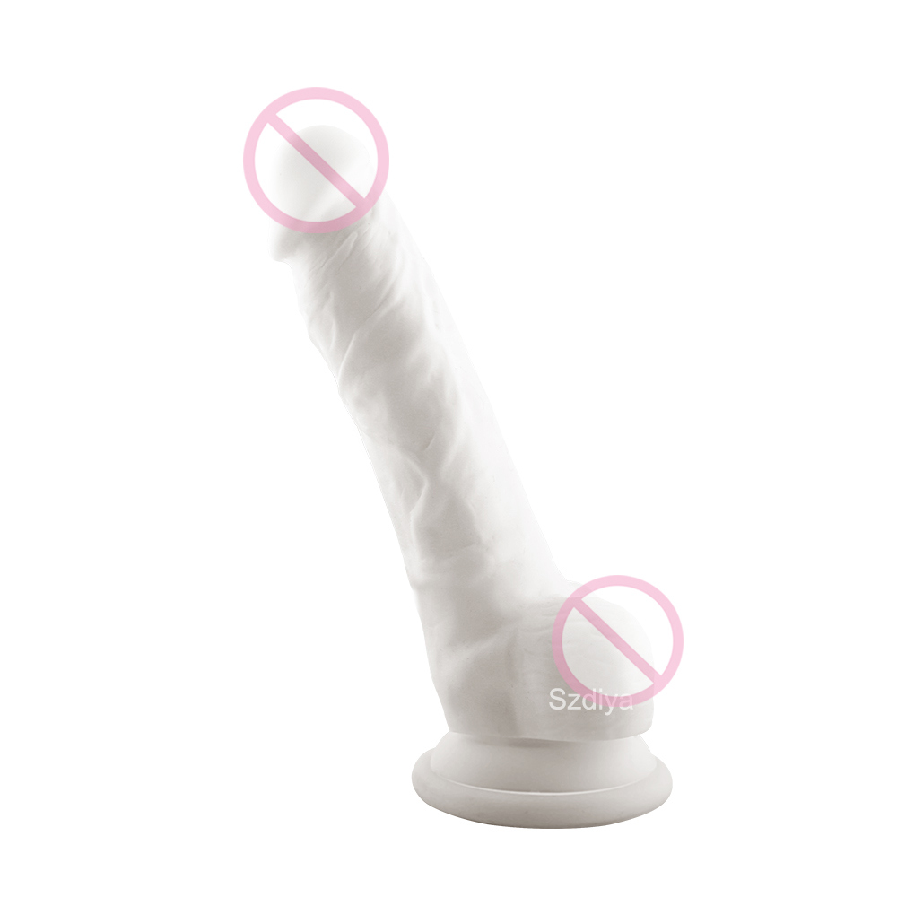 High Quality Emulational Silicon Sex Toy for Female (DYAST412SA-W)