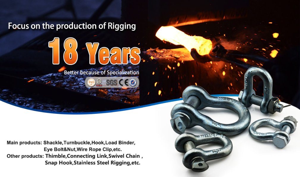 Forged G2130 Safety Pin High Quality Bow Shackle