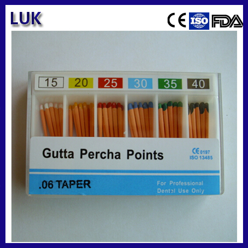 Large Taper. 06 Gutta Percha Points