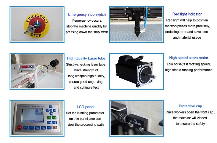 Automotive Industry Automotive Airbag CO2 Laser Cutting Machine for