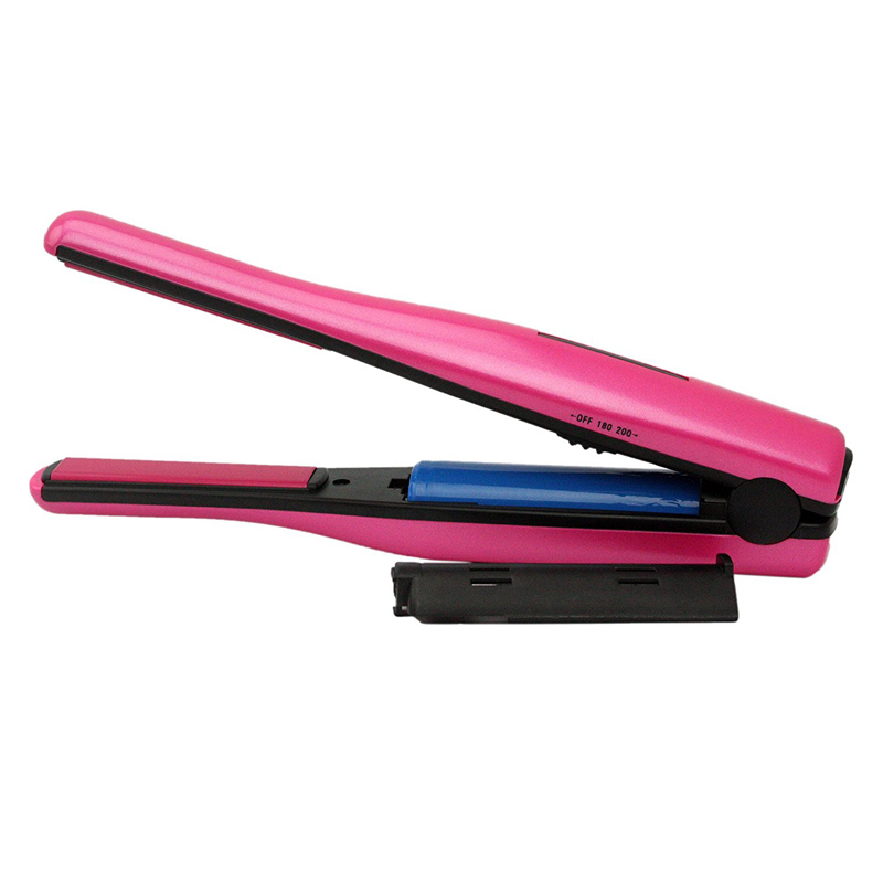 Portable Rechargeable Cordless Mini Flat Iron Hair StraightenerÂ 