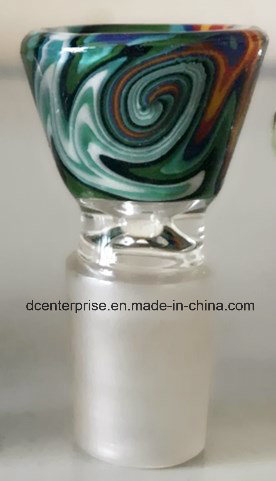 Cc29 Wigwag Glass Bowl for Smoking Pipe