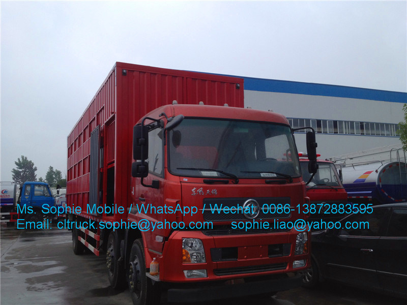 Dongfeng Tianjin 4X2 10t-15t Van Box Truck Cargo Van Cargo Boxes Truck