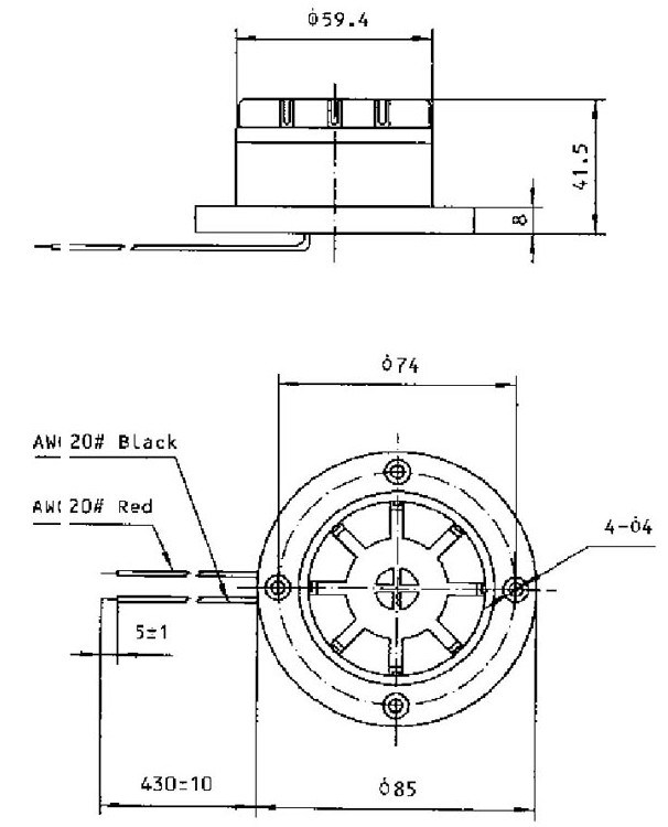 Fbps6042 Piezo Siren 12V Police Siren Police Electronic Sirens (FBELE)