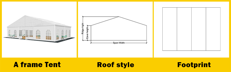 40X50m High Quality Promotional Waterproof Event Marque Tent for Sale