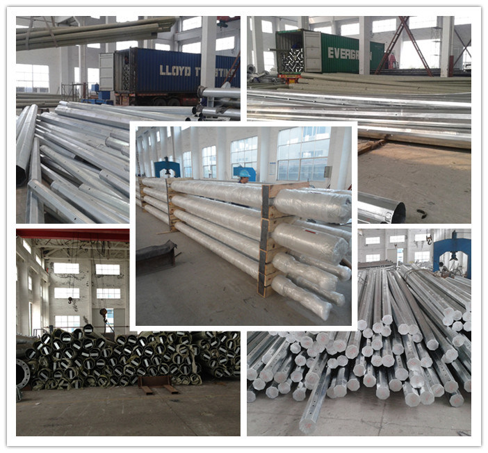 Hot-DIP Galvanized Metal Pole