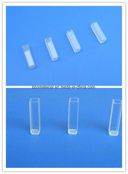Highly Corrosive Clear Quartz Glass Cuvette for Medical