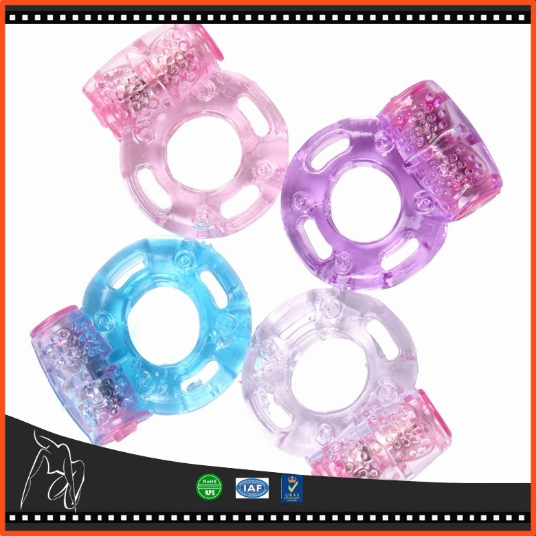 Electric Cock Rings Delay Ejacultion Penis Ring Sex Products Penis Fully Stimulating Dots Ring Soft Silicone Jelly Rings for Men
