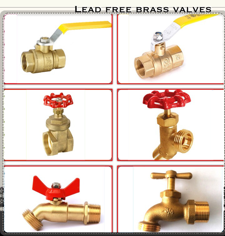 Low Lead Brass Water Gate Valve