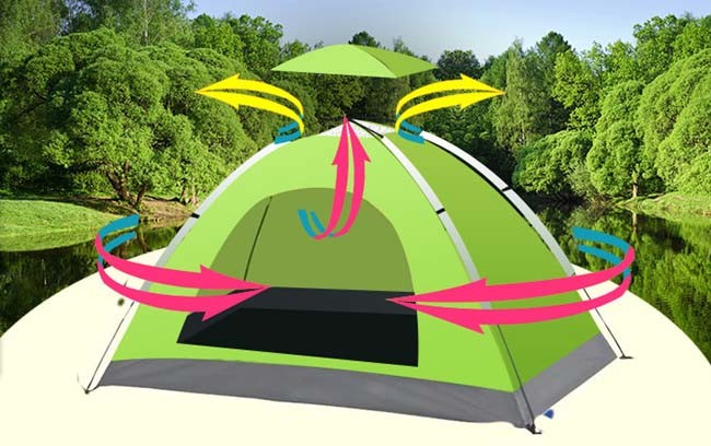 Camping Wide-Open Space Beach Tent Camp Tent