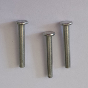 Stainless Steel Thin Flat Head Half-Hollow Rivets DIN7338