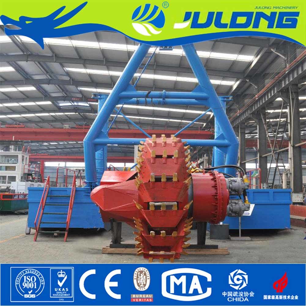 Julong 18 Inch 3000m3/Hr Bucket-Wheel Suction Dredger for Sand and Reclamation Works