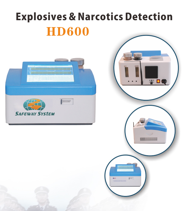 Bomb Detector HD600 Explosive Scanner for Airport/Station/Metro Use