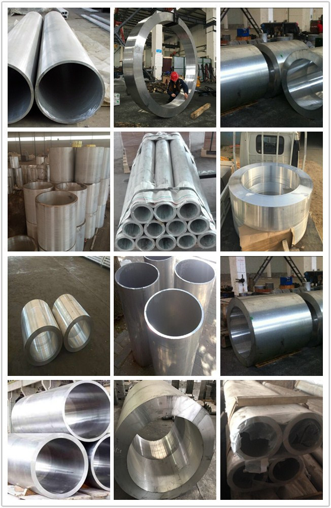 Anodized Round Forged Large Diameter Thick Wall Aluminum Tube