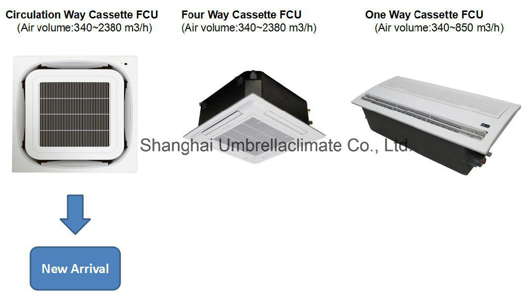 Four Way Panel Ceiling Cassette Fan Coil Unit