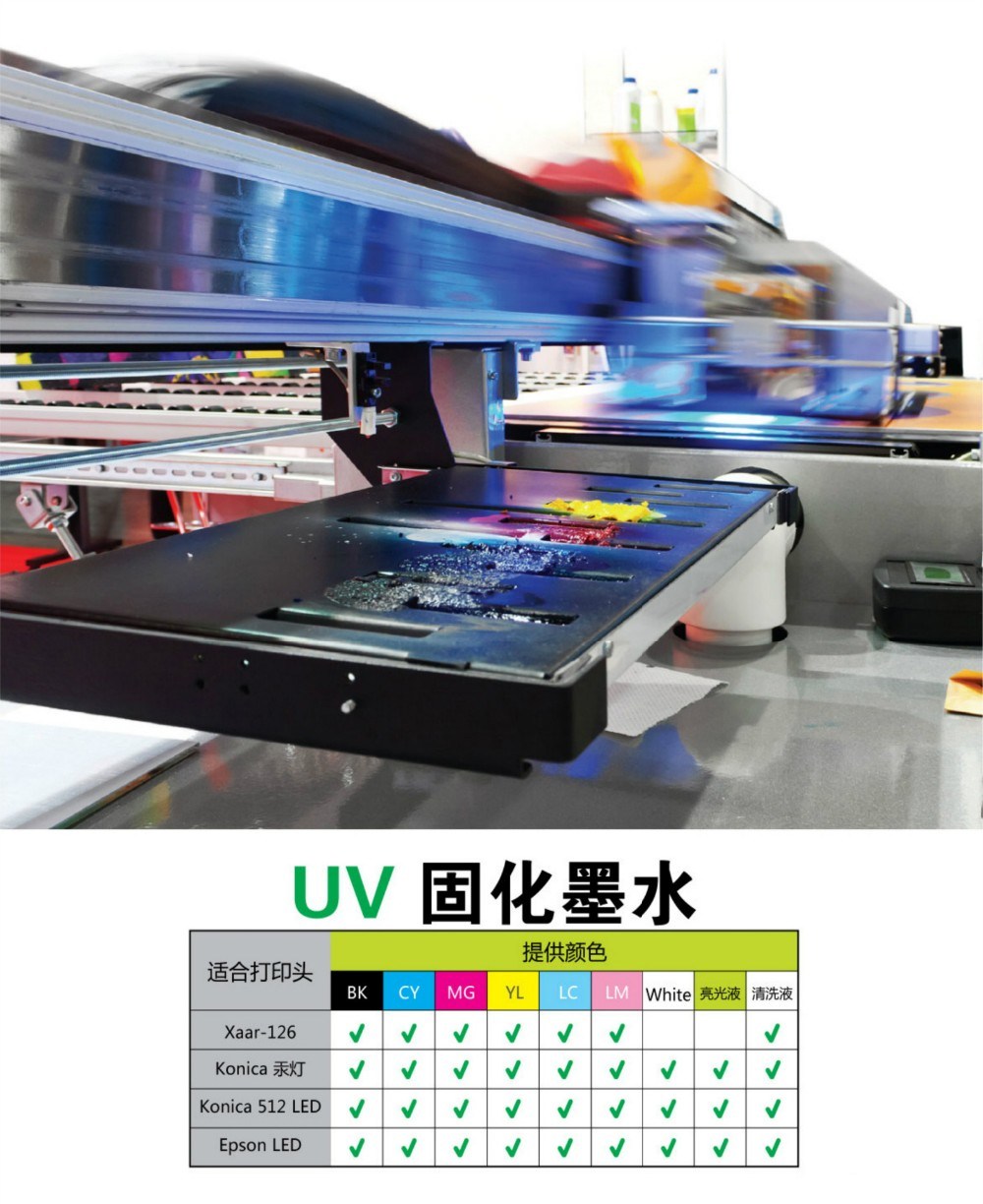 LED UV Ink for Ricoh Gen4 Head UV Printing Machine