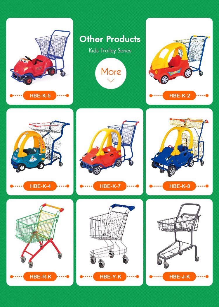 Supermarket Folding Kids Shopping Trolley Children Cart