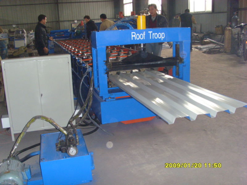 Automatic Roof Panel Cold Roll Forming Machine