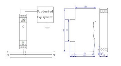 new product LED SPD Surge Protection Device