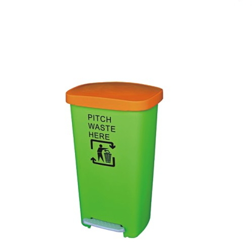 50L Plastic Dustbin Pedal Bin Trash Can Waste Bin Mv-50d-3