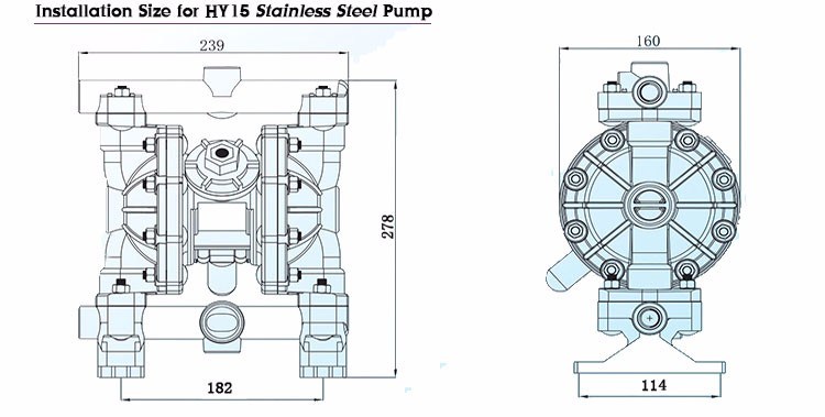 Air Operated Double Diaphragm Sand Suction Pump