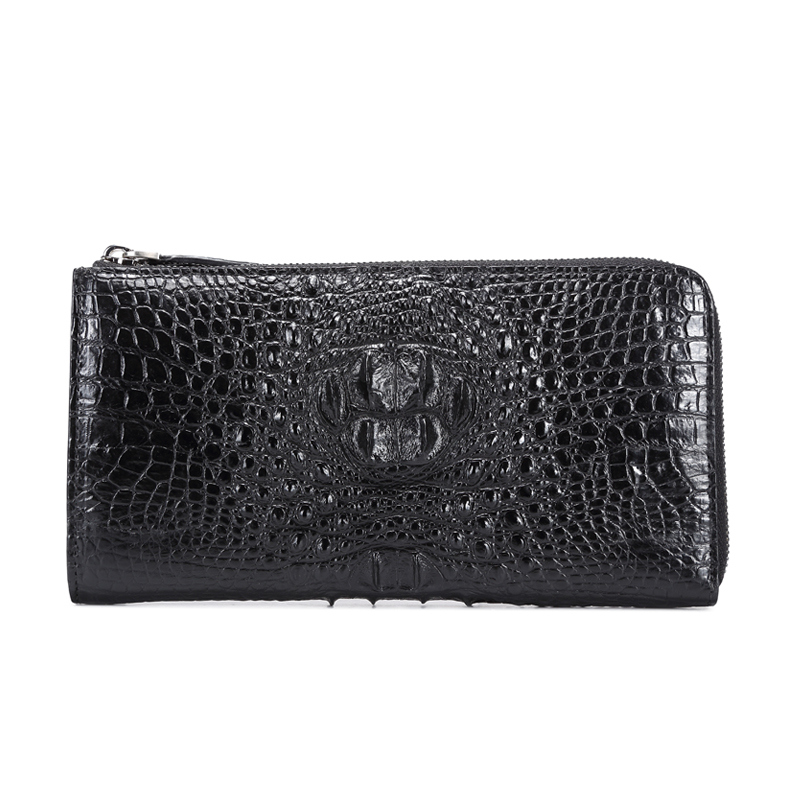 Men Genuine Crocodile Wallet Luxury Gift Designer Clutch Bag