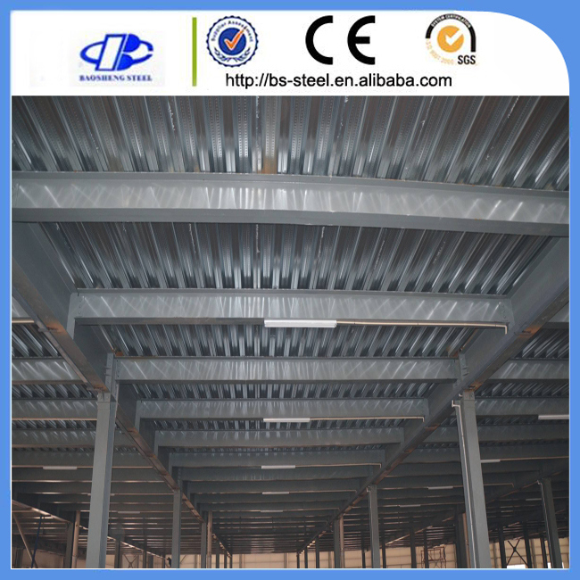 Zinc Coated Steel Metal Galvanized Floor Deck Sheet