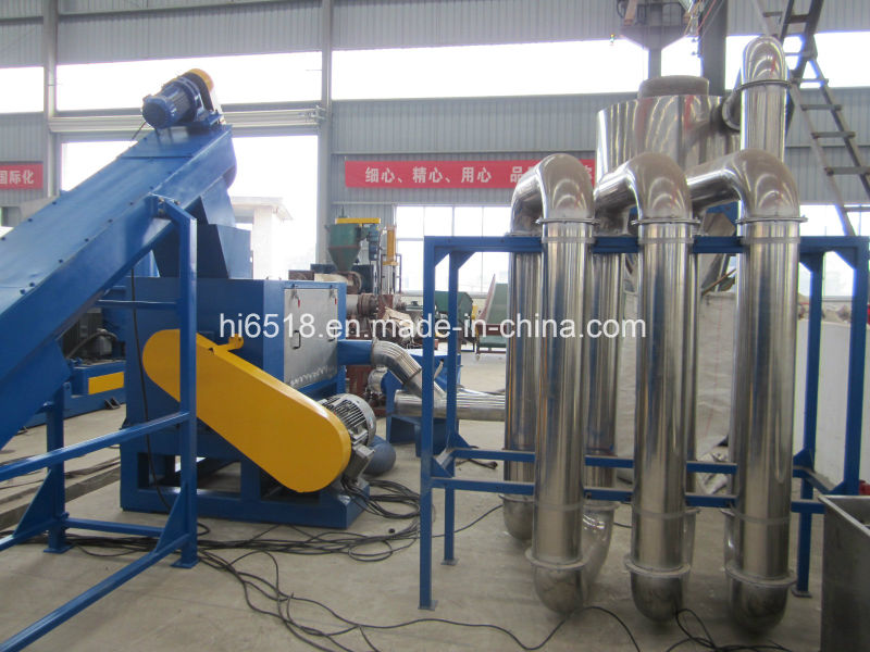 Auto Plastic PP/PE Bottle Crushing, Washing and Drying Machine