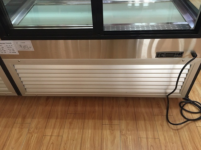 Upright Aluminum Alloy Double Door Half Rotation Cake Showcase Refrigerator