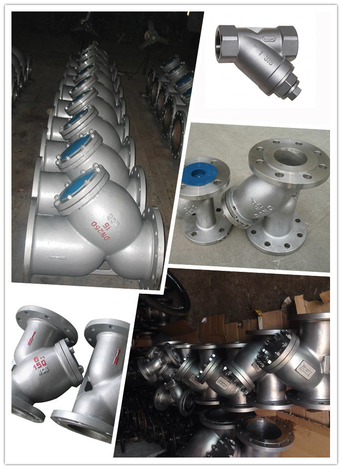 Y Type Threaded Stainless Steel Strainer