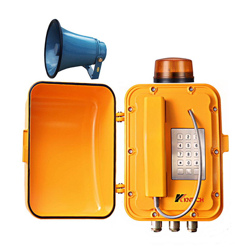 Analogue Explosion Proof Telephone with Loudspeaker and Light