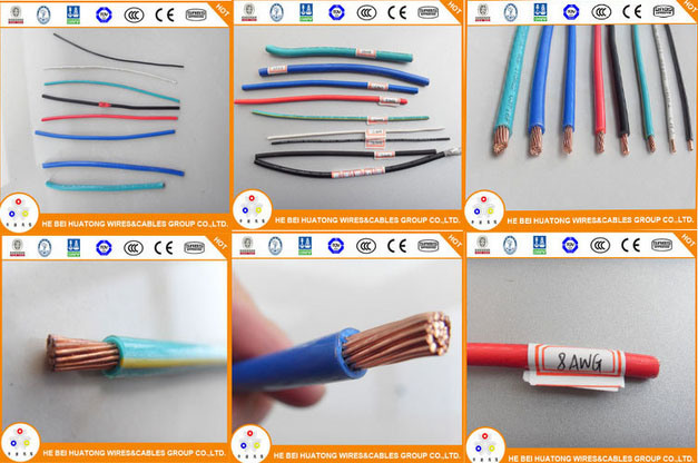 UL83 Thhn//Thwn/Thwn-2 Thermoplastic-Insulate Wire