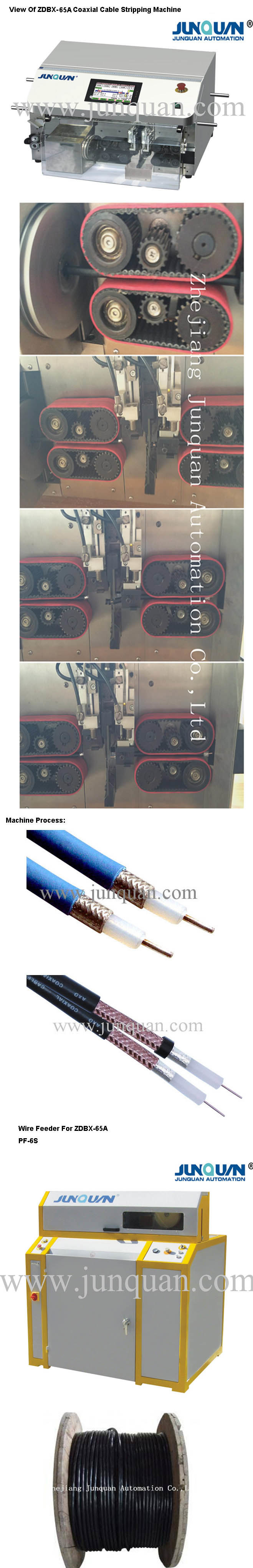 Automatic Coaxial Cable Cutting and Stripping Machine (ZDBX-65A)