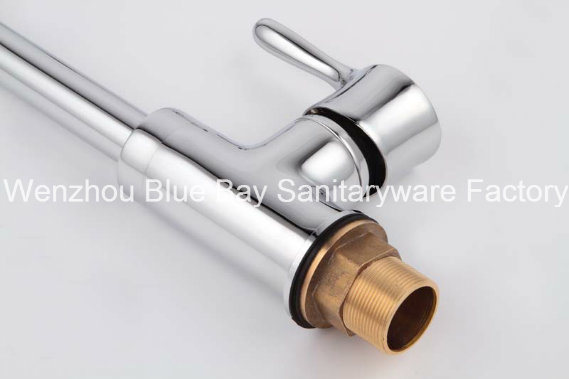 Modern Single Handle Hole Brass Kitchen Tap Mixer Faucet