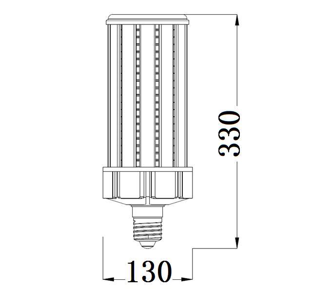 Warehouse Industrial High Bay Bulb 200W LED Corn Light