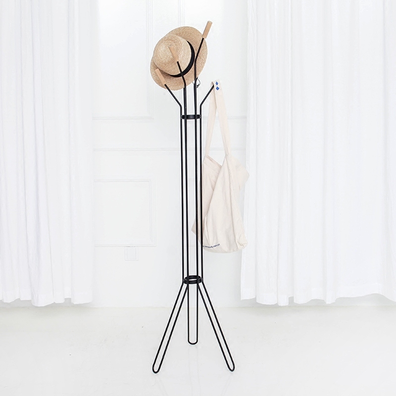 Freestanding Hardware Metal Hat and Coat Rack